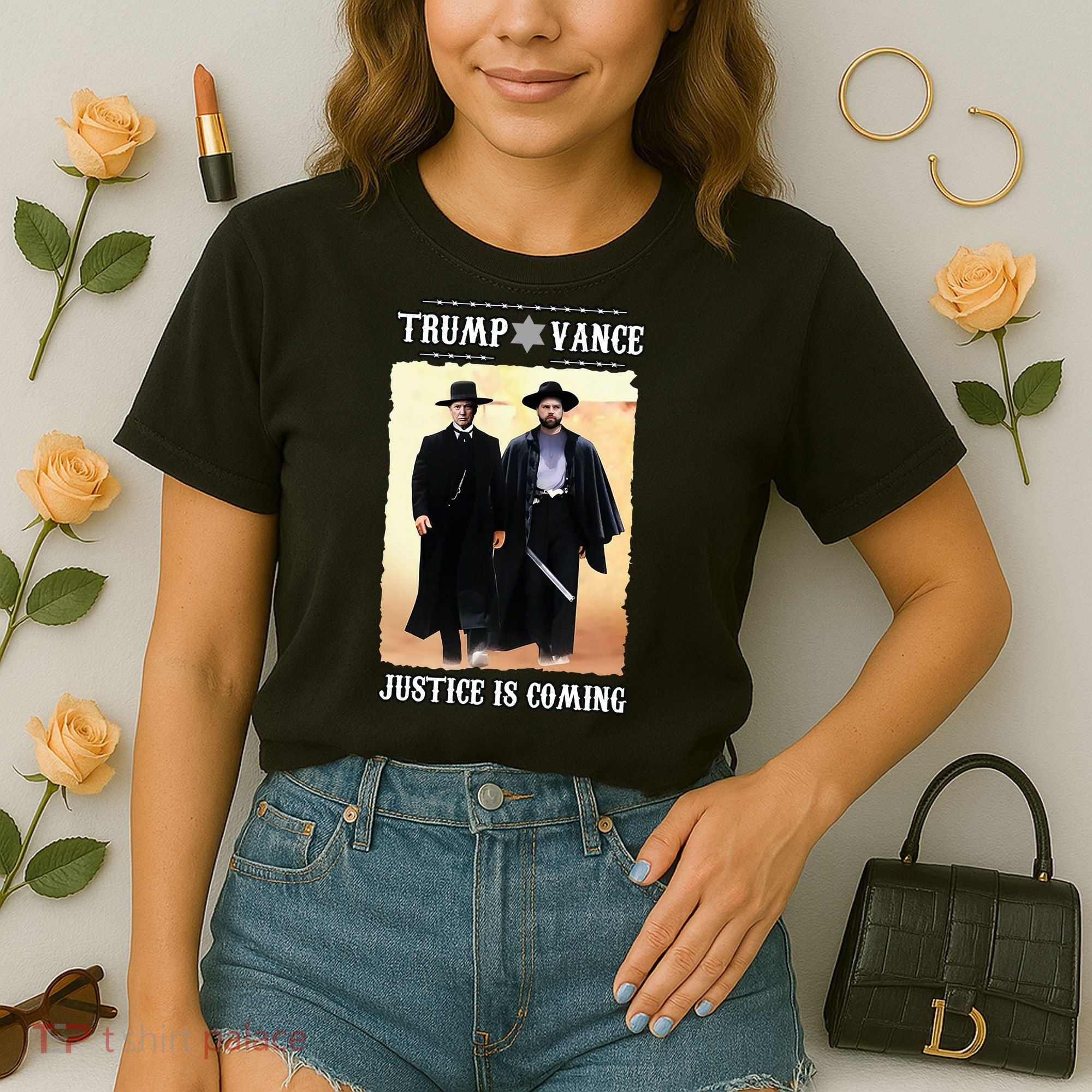 Trump Vance Justice Is Coming Comfort Colors Boxy T-Shirt