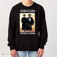 Trump Vance Justice Is Coming Women's Sweatshirt thumb 0