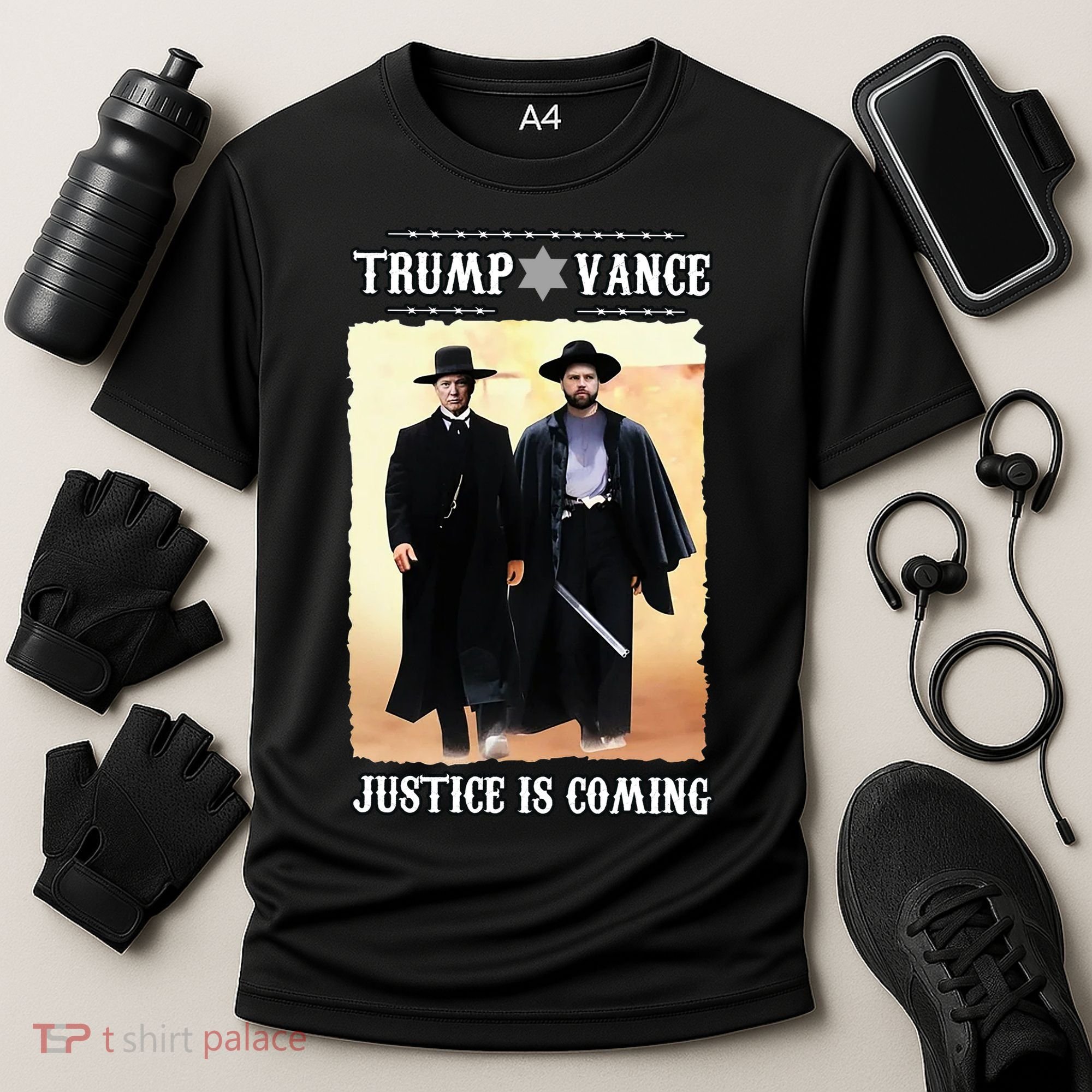 Trump Vance Justice Is Coming Cooling Performance Crew T-Shirt