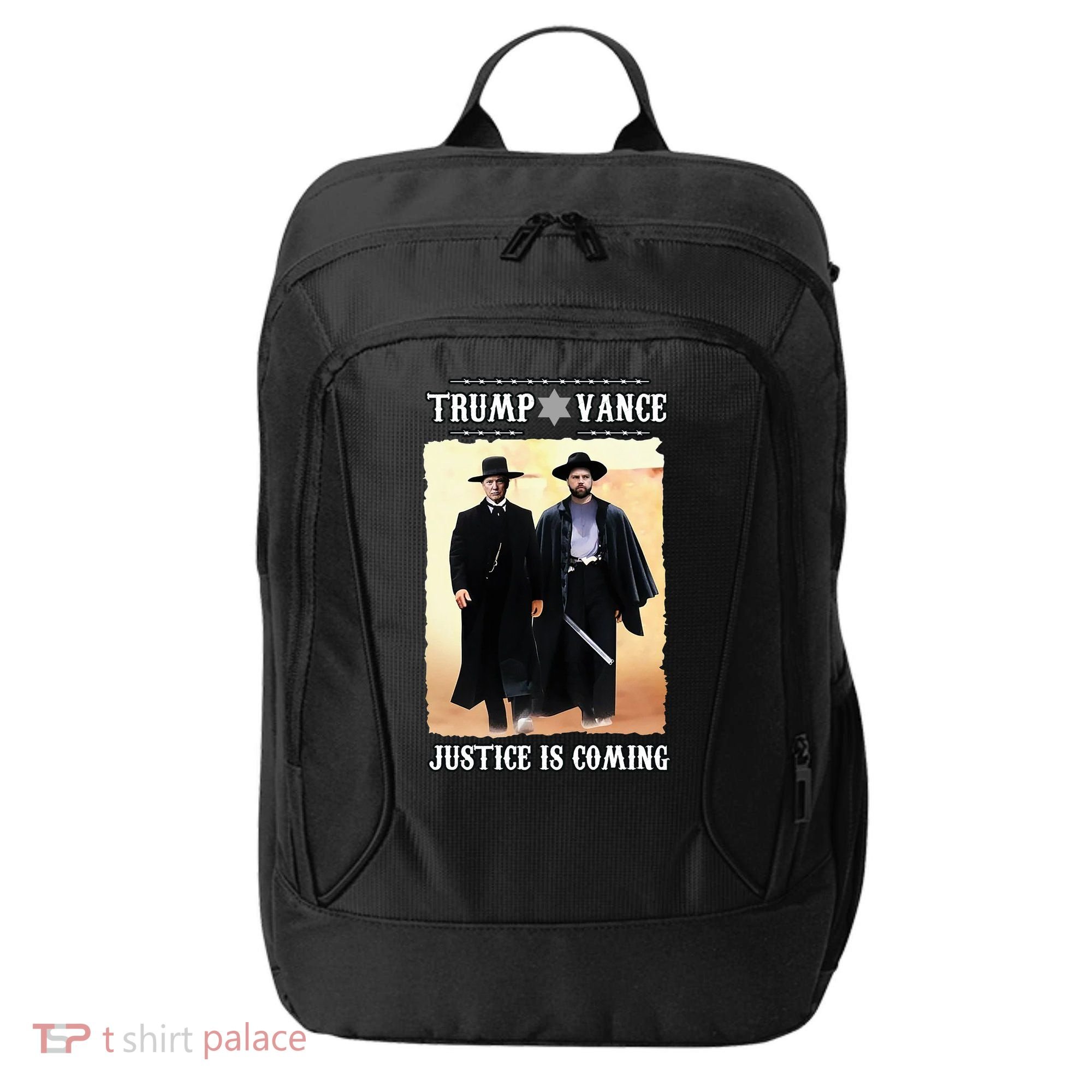 Trump Vance Justice Is Coming City Backpack