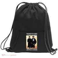 Trump Vance Justice Is Coming Sweatshirt Cinch Pack Bag thumb 0