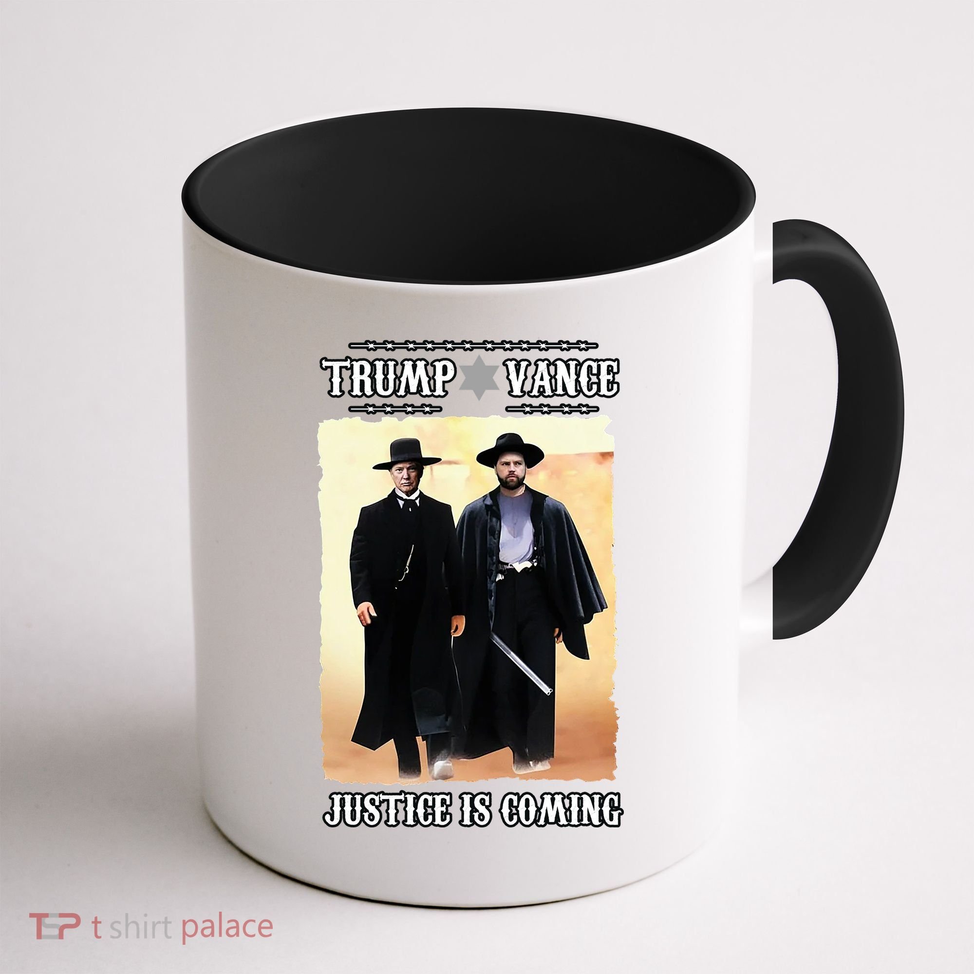 Trump Vance Justice Is Coming Coffee Mug