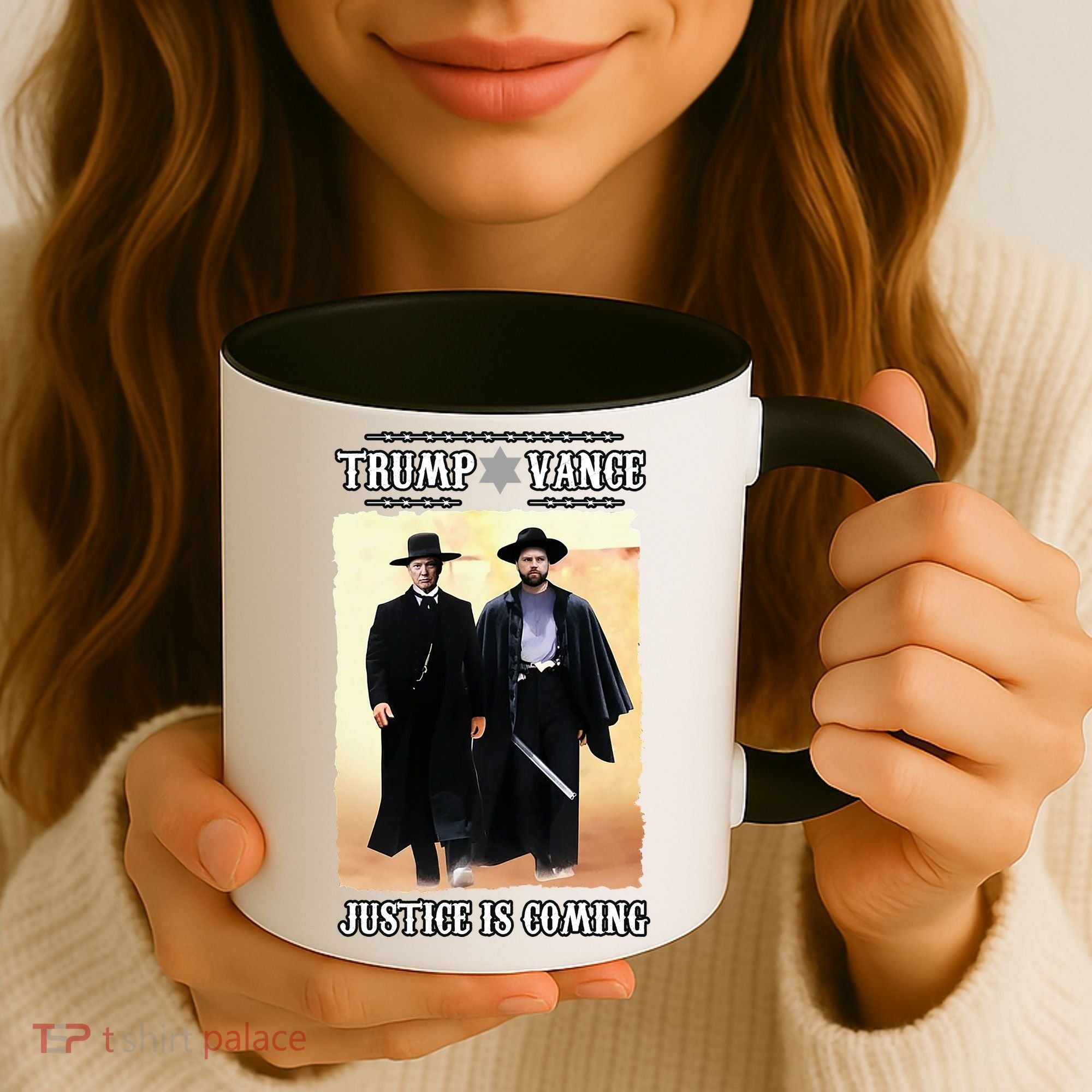 Trump Vance Justice Is Coming Coffee Mug