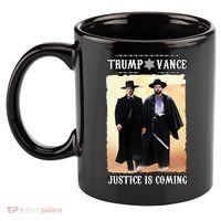 Trump Vance Justice Is Coming 11oz C Handle Ceramic Mug thumb 2