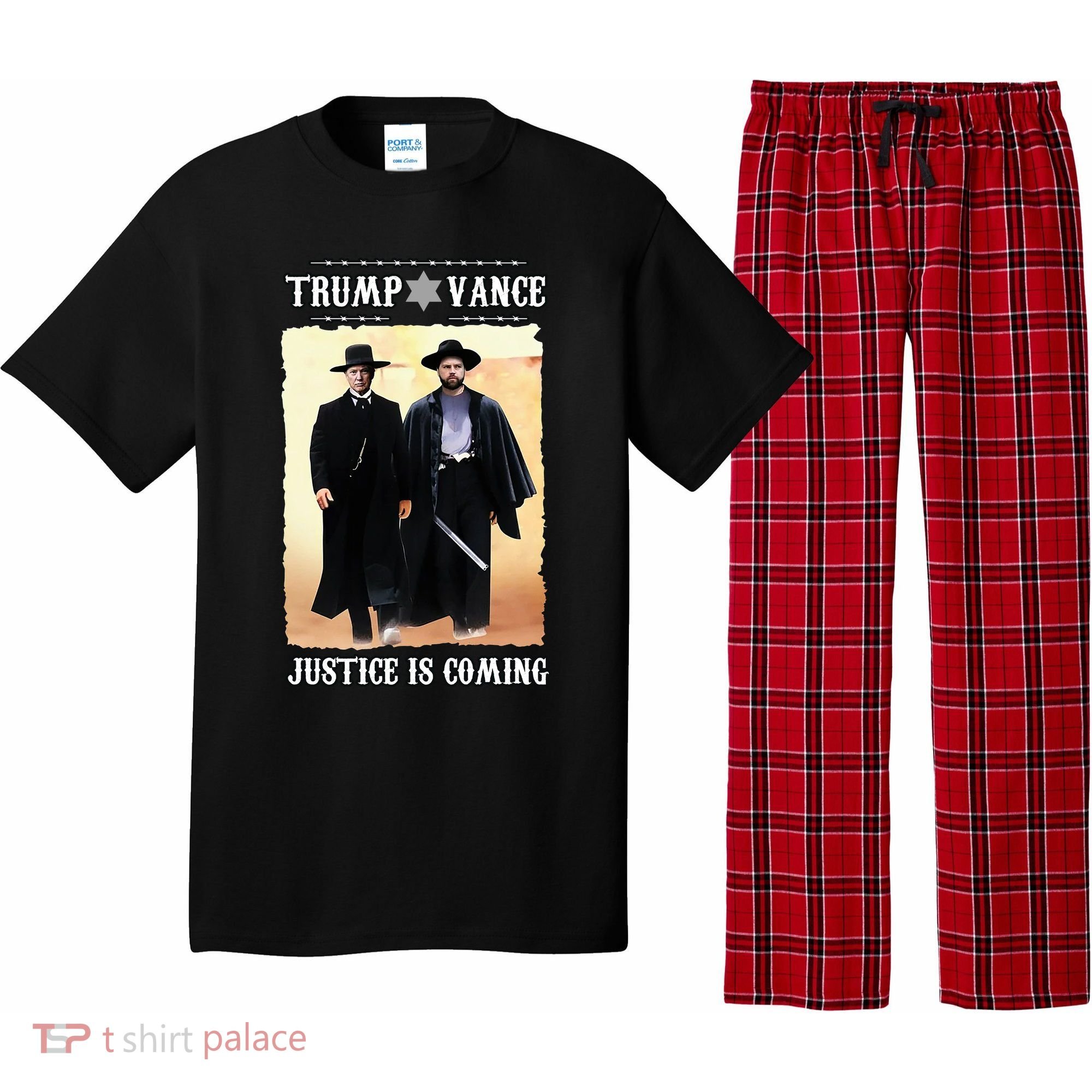 Trump Vance Justice Is Coming Pajama Set