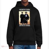 Trump Vance Justice Is Coming District V.I.T. Heavyweight Hoodie thumb 0