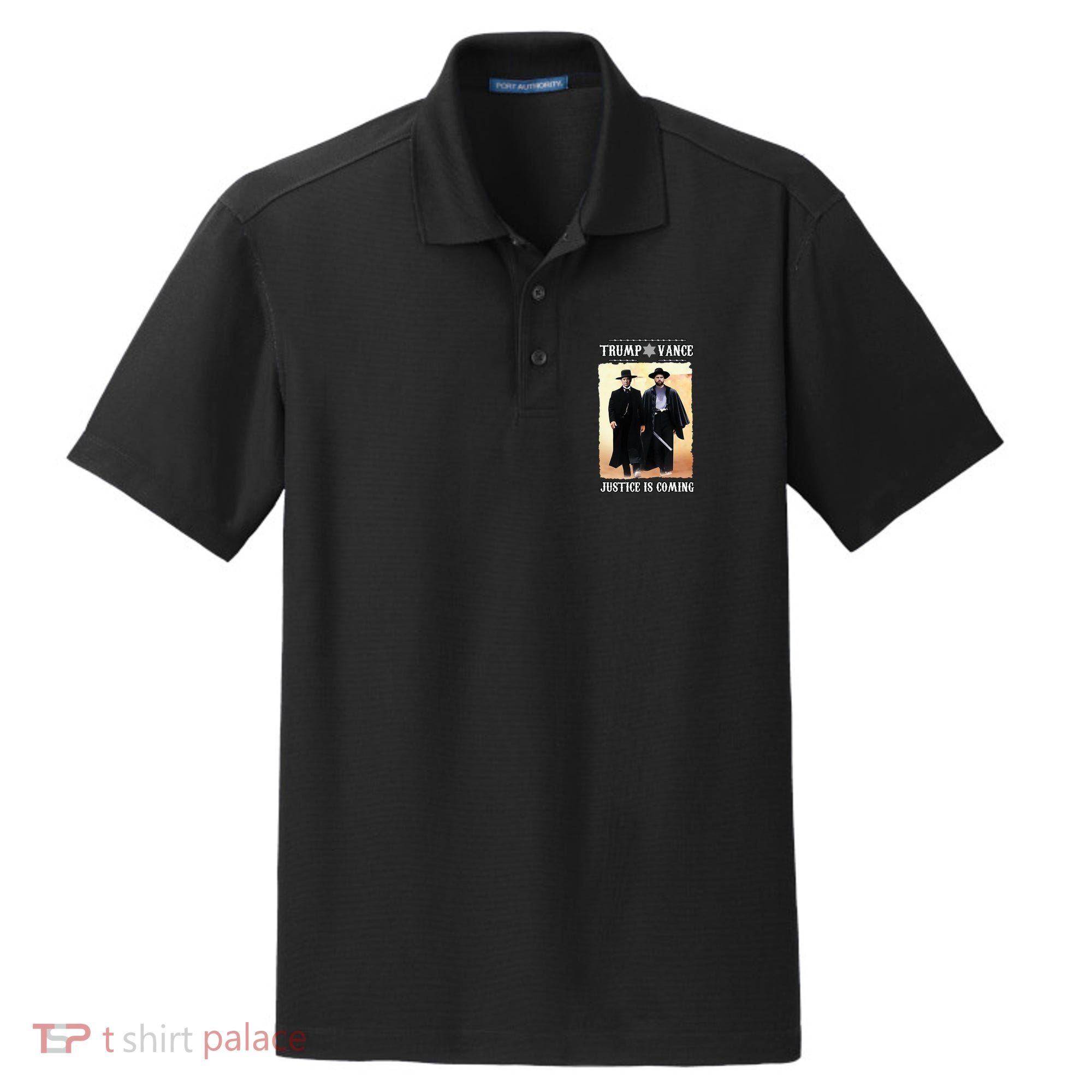 Trump Vance Justice Is Coming Dry Zone Grid Polo
