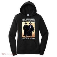 Trump Vance Justice Is Coming Women's Hoodie thumb 0