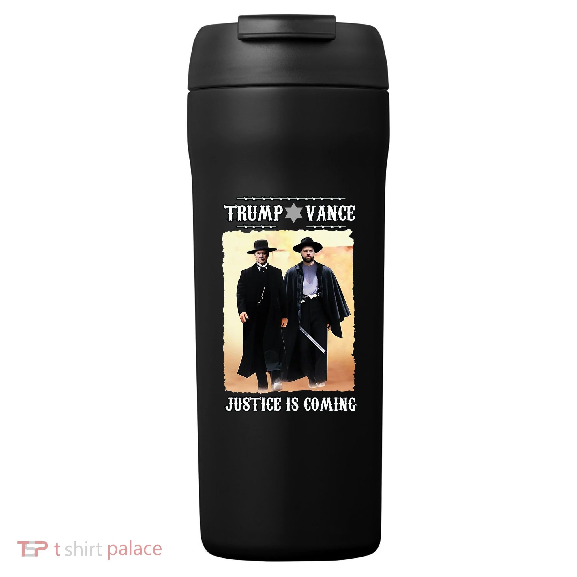 Trump Vance Justice Is Coming 24oz Duet Stainless Steel Tumbler