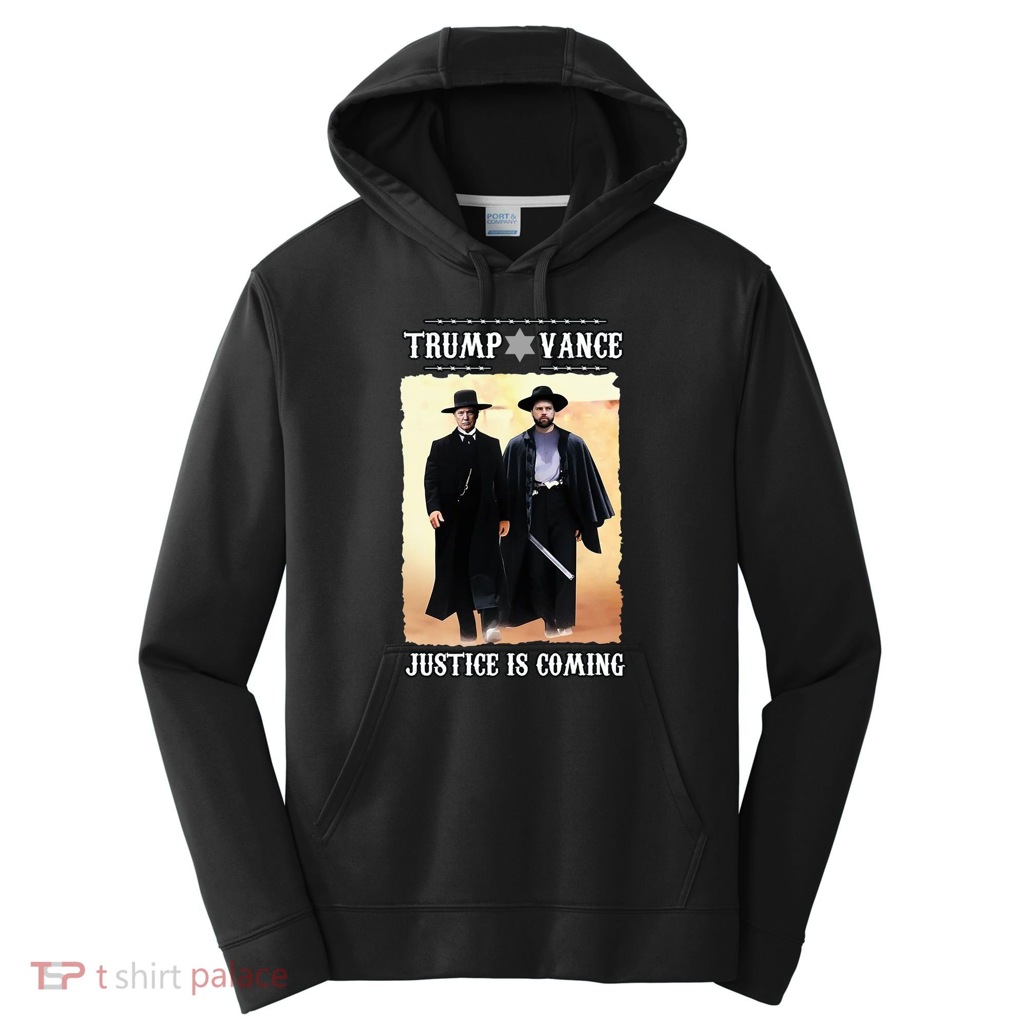 Trump Vance Justice Is Coming Performance Fleece Hoodie
