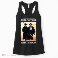 Trump Vance Justice Is Coming Women's Tank Top thumb 0