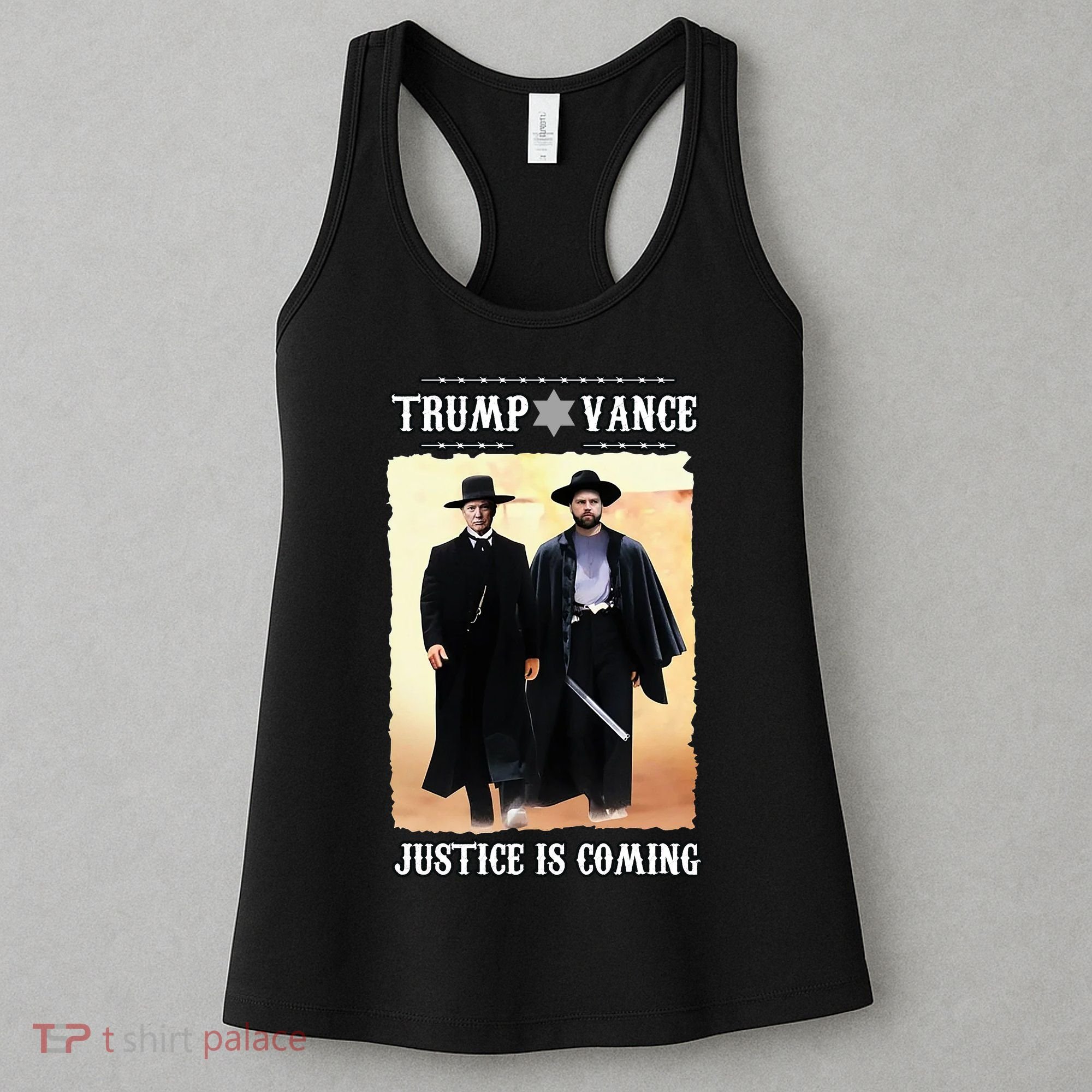 Trump Vance Justice Is Coming Women's Tank Top
