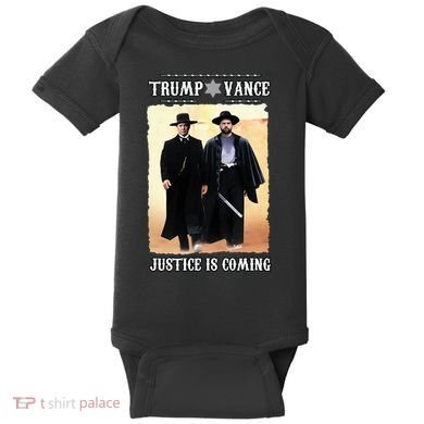 Trump Vance Justice Is Coming Baby Bodysuit