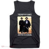 Trump Vance Justice Is Coming Tank Top thumb 0