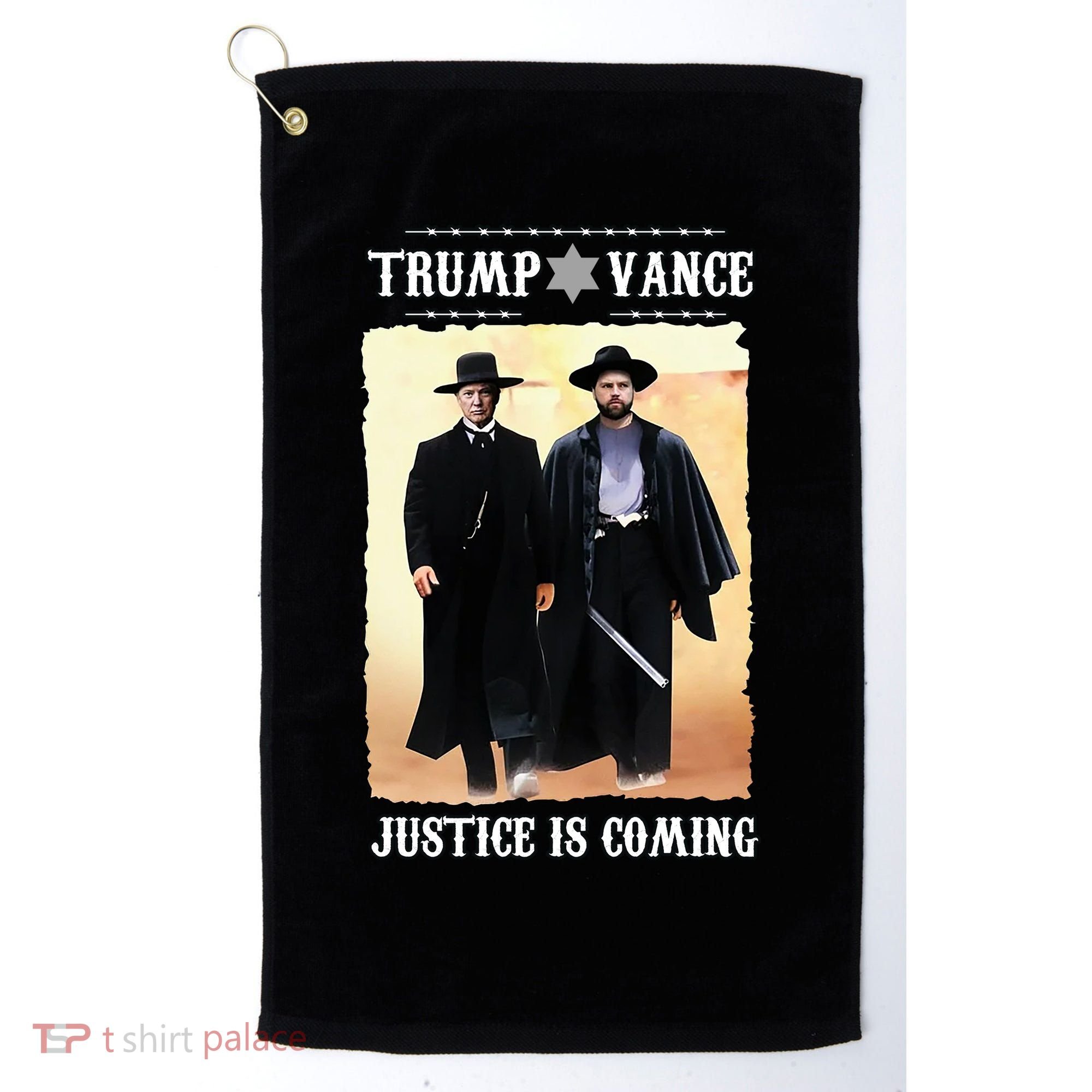 Trump Vance Justice Is Coming Golf Towel