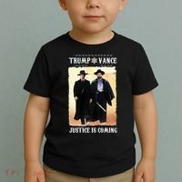 Trump Vance Justice Is Coming Toddler T-Shirt thumb 2