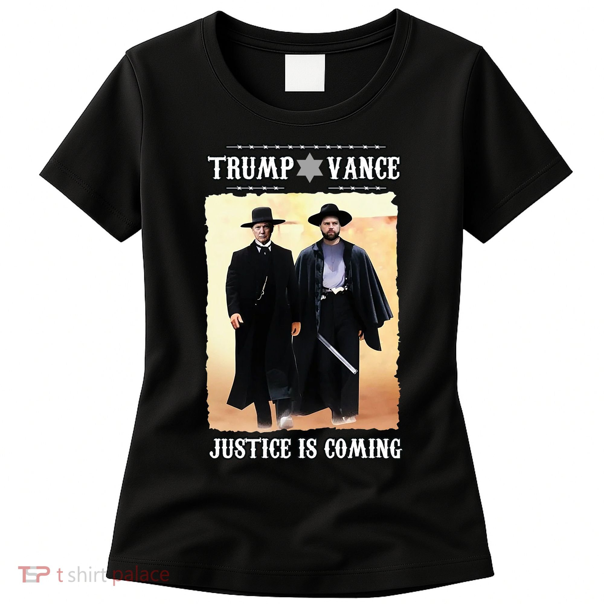 Trump Vance Justice Is Coming Women's T-Shirt
