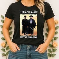 Trump Vance Justice Is Coming Women's T-Shirt thumb 2