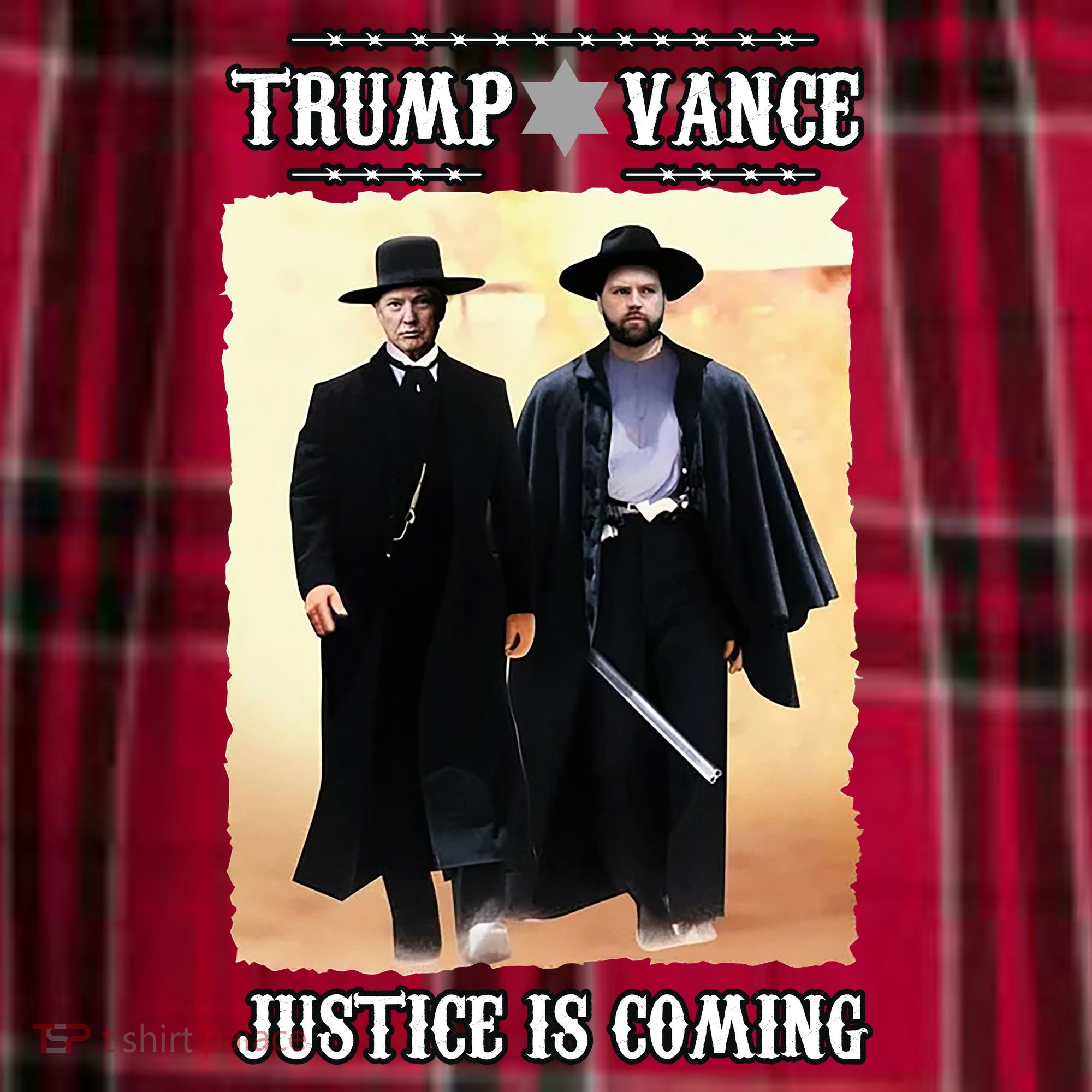 Trump Vance Justice Is Coming Women's Flannel Plaid Pajama Pants