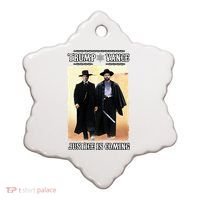Trump Vance Justice Is Coming Ceramic Ornament thumb 0