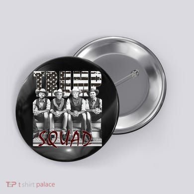 Trump Vance Kennedy Elon Squad Button