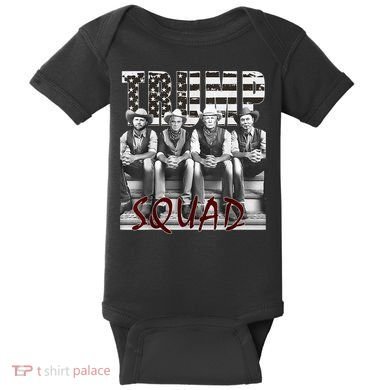Trump Vance Kennedy Elon Squad Baby Bodysuit