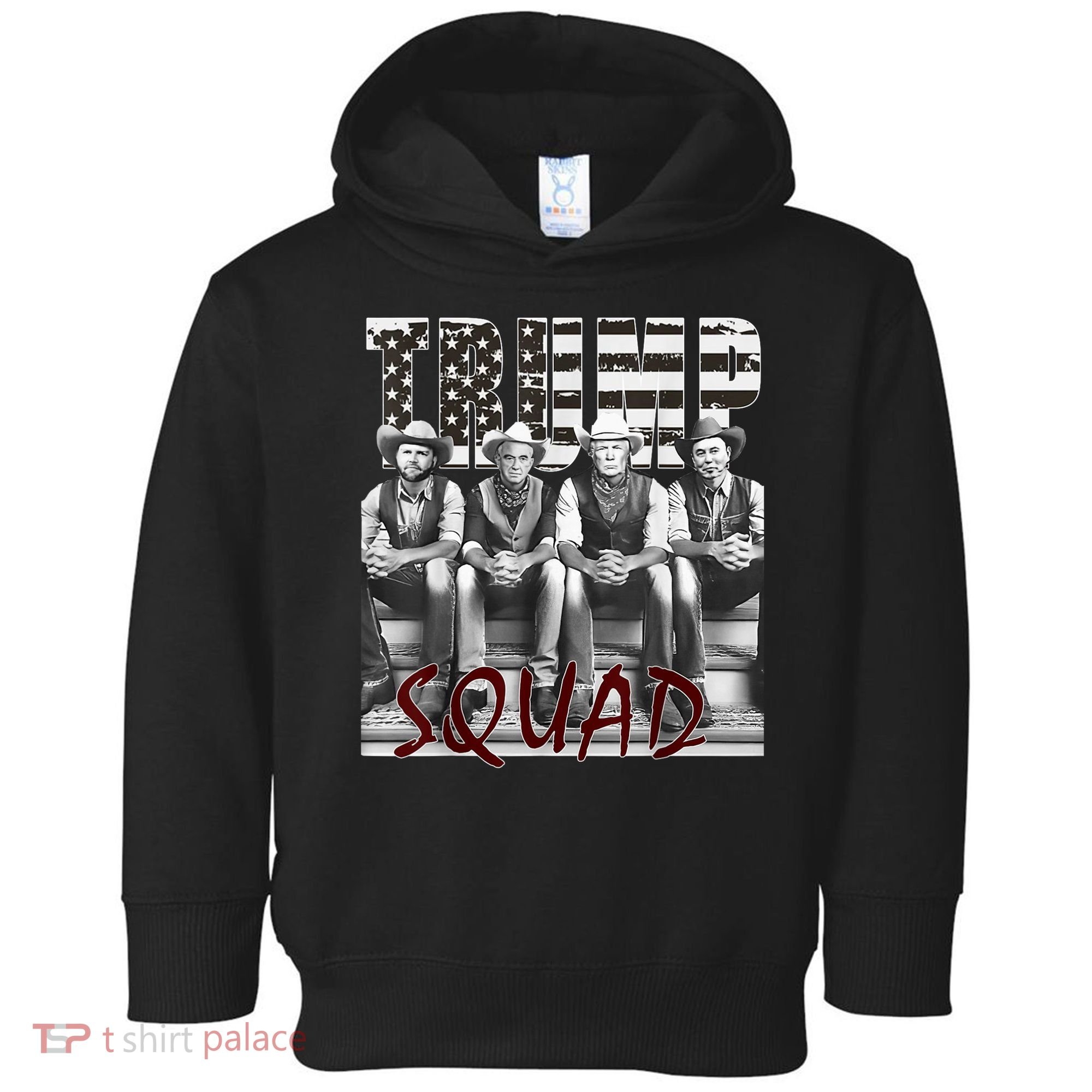 Trump Vance Kennedy Elon Squad Toddler Hoodie