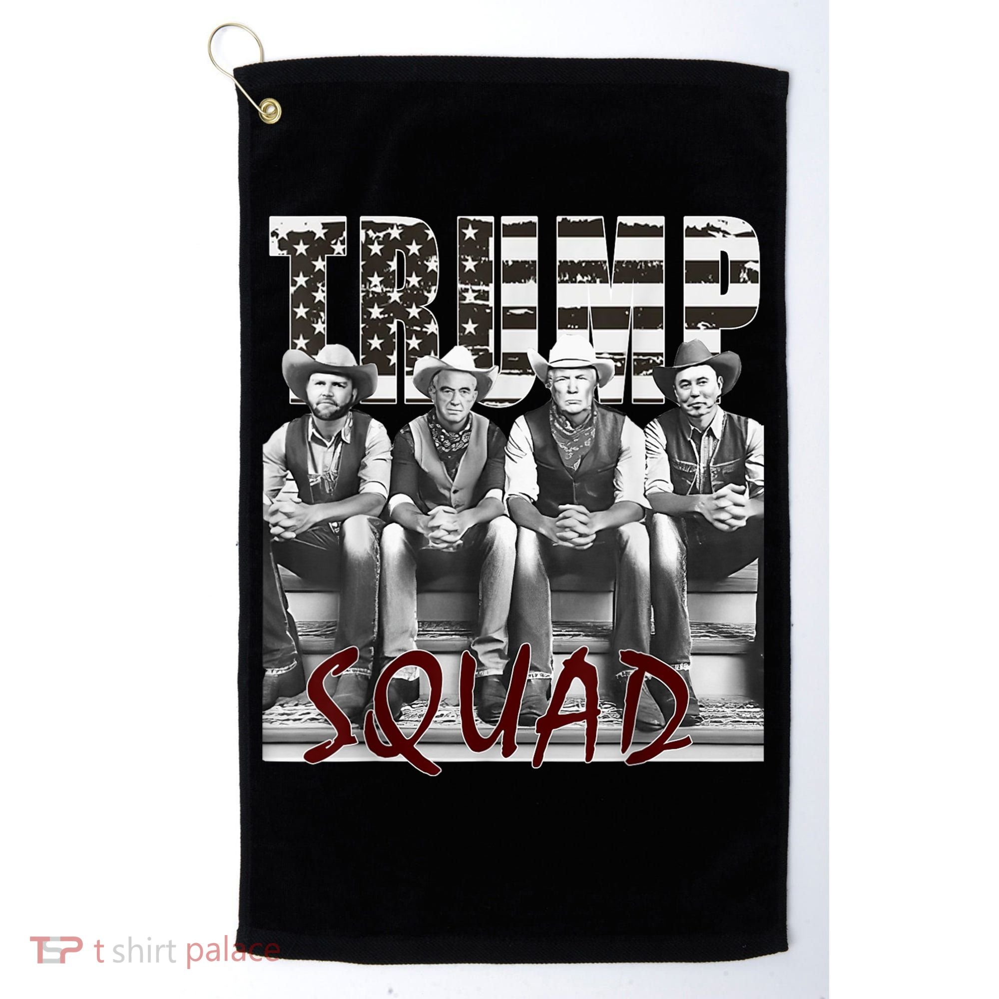 Trump Vance Kennedy Elon Squad Golf Towel