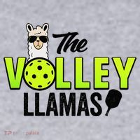 The Volley LLamas comic style llama pickle ball Women's Sweatshirt thumb 2