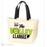 The Volley LLamas comic style llama pickle ball Tote Bag thumb 3