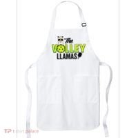 The Volley LLamas comic style llama pickle ball Apron thumb 0
