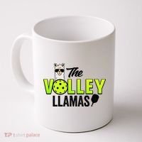 The Volley LLamas comic style llama pickle ball Coffee Mug thumb 0