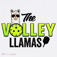 The Volley LLamas comic style llama pickle ball Women's Tank Top thumb 5