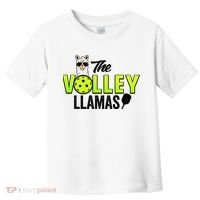 The Volley LLamas comic style llama pickle ball Toddler T-Shirt thumb 0