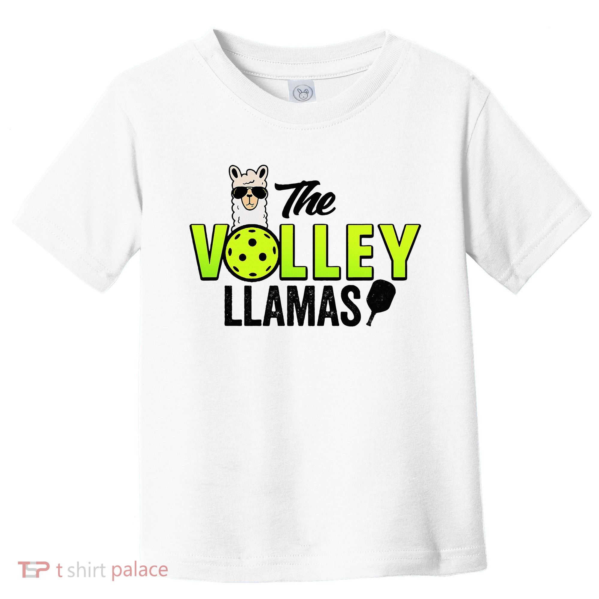 The Volley LLamas comic style llama pickle ball Toddler T-Shirt