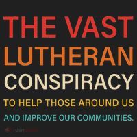 The Vast Lutheran Conspiracy To Help Those Around Us Golf Towel thumb 3