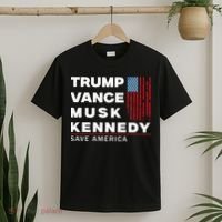 Trump Vance Musk Kennedy Save America 2024 T-Shirt thumb 2