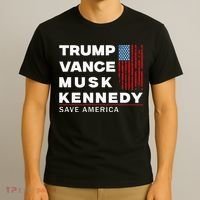 Trump Vance Musk Kennedy Save America 2024 T-Shirt thumb 3