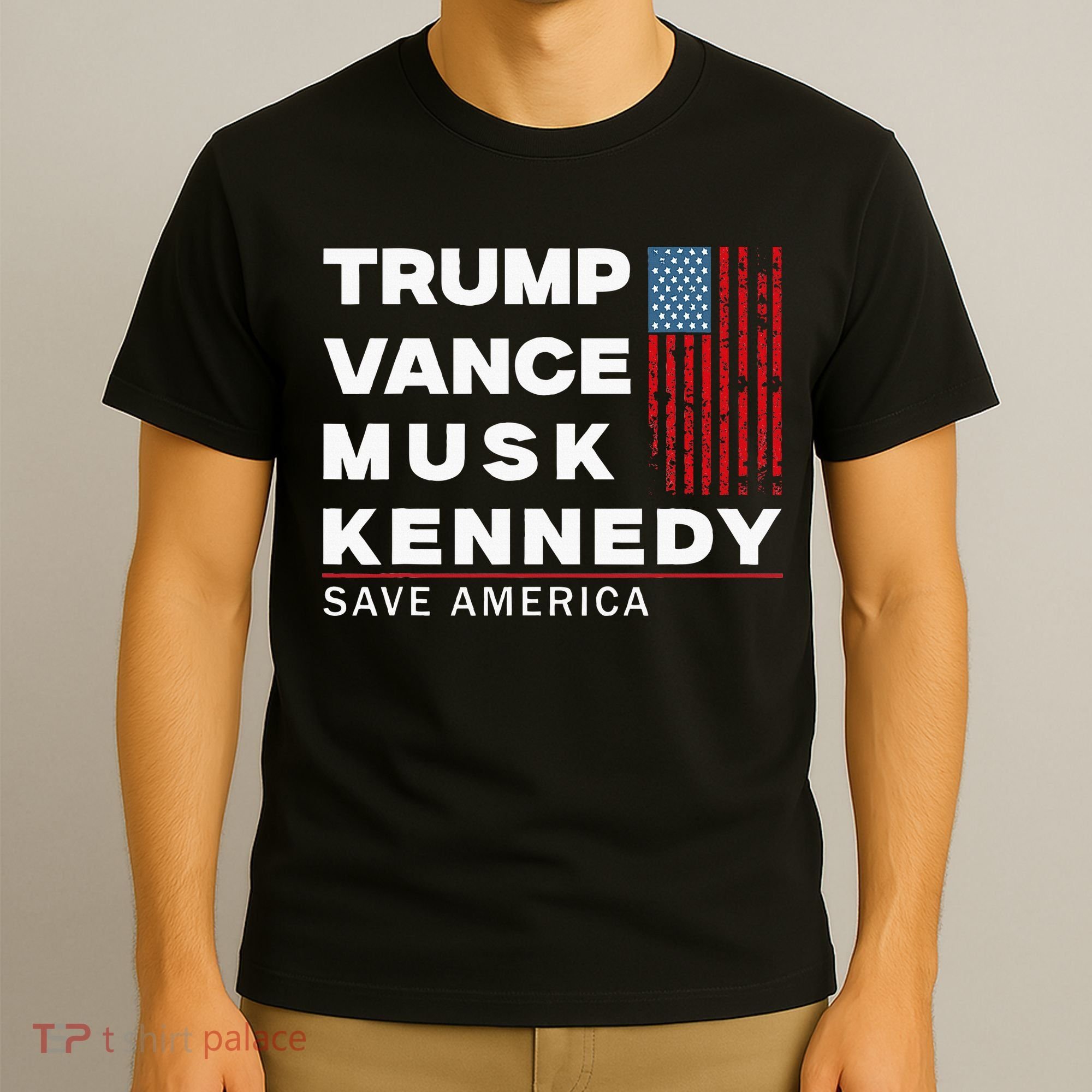 Trump Vance Musk Kennedy Save America 2024 T-Shirt