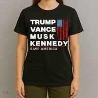 Trump Vance Musk Kennedy Save America 2024 T-Shirt thumb 4