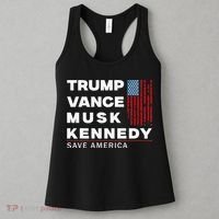 Trump Vance Musk Kennedy Save America 2024 Women's Tank Top thumb 3