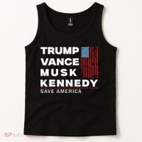 Trump Vance Musk Kennedy Save America 2024 Tank Top thumb 2