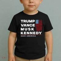 Trump Vance Musk Kennedy Save America 2024 Toddler T-Shirt thumb 2