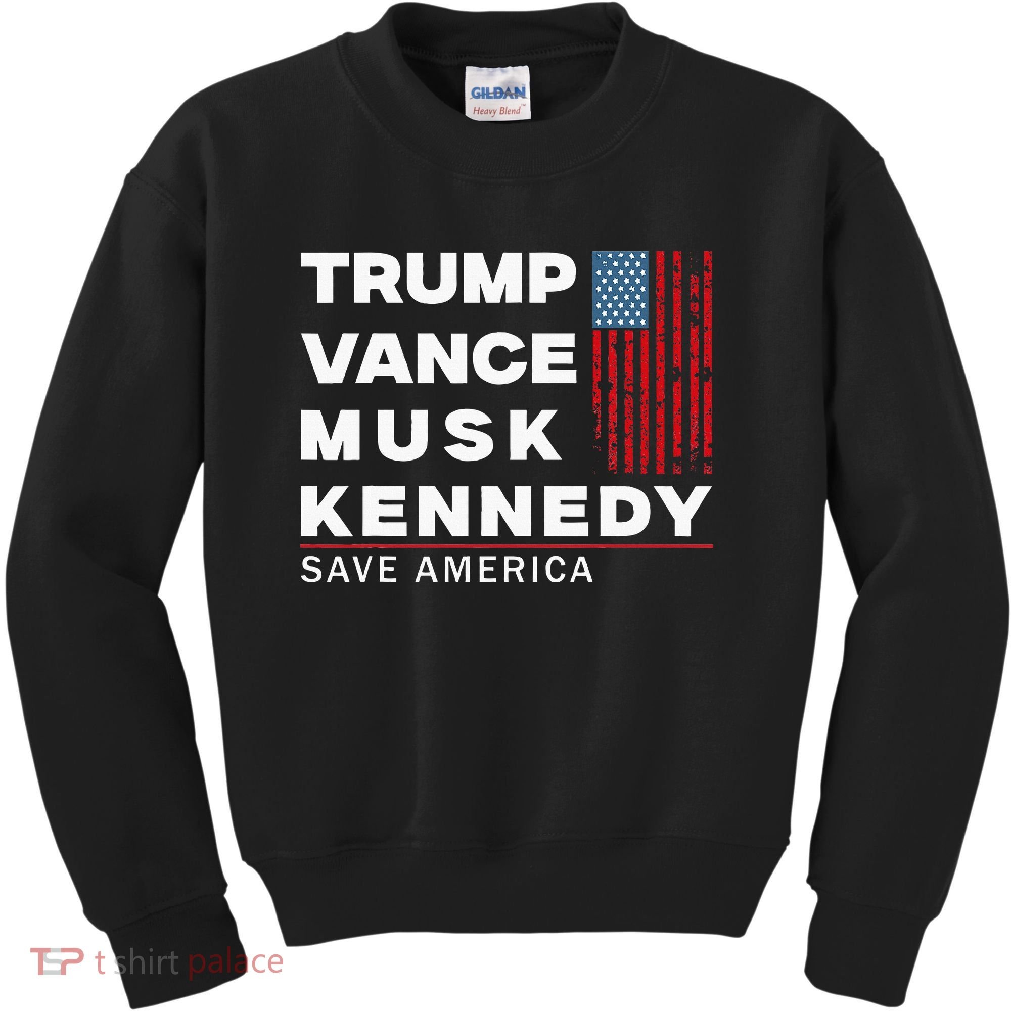 Trump Vance Musk Kennedy Save America 2024 Kids Sweatshirt