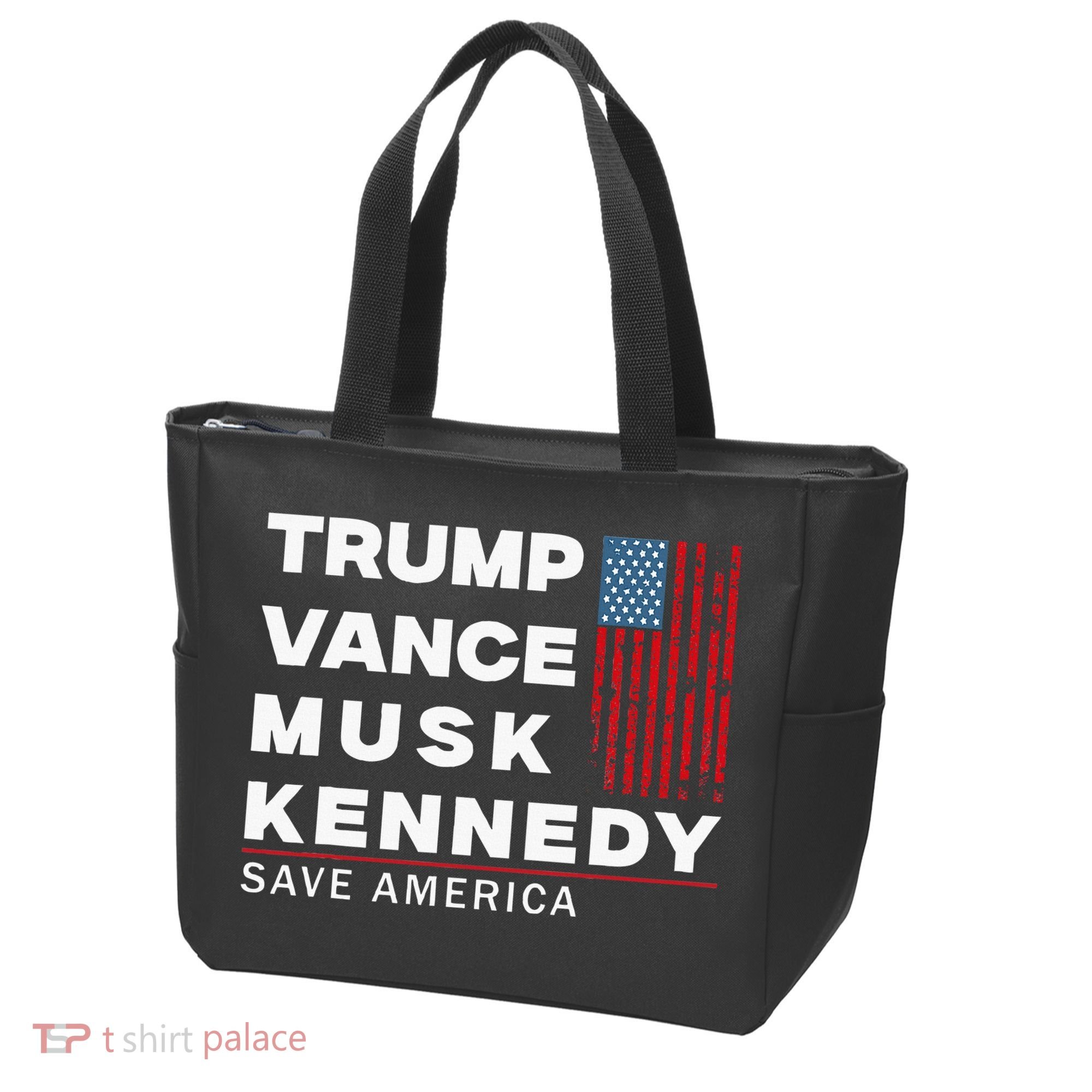 Trump Vance Musk Kennedy Save America 2024 Tote Bag