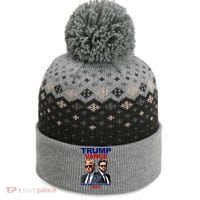 Trump Vance Make America Great Again 2024 Republican The Baniff Cuffed Pom Beanie thumb 0