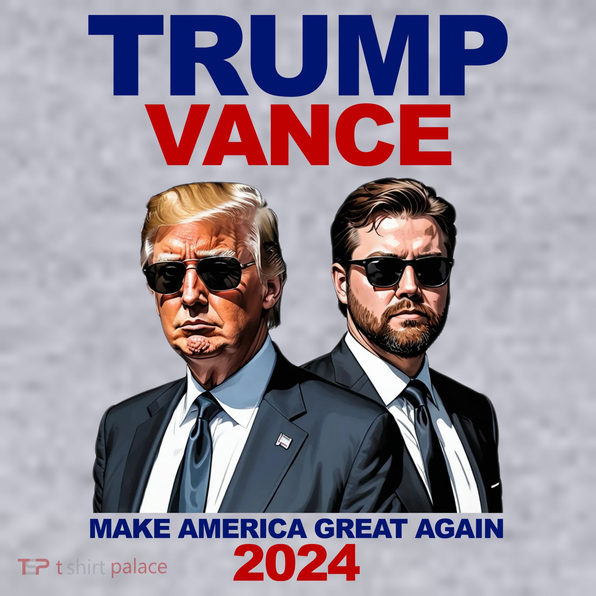 Trump Vance Make America Great Again 2024 Republican Women's Racerback Cropped Tank