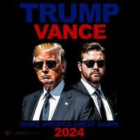 Trump Vance Make America Great Again 2024 Republican Kids Colorblock Raglan Jersey thumb 2