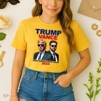 Trump Vance Make America Great Again 2024 Republican Comfort Colors Boxy T-Shirt thumb 2