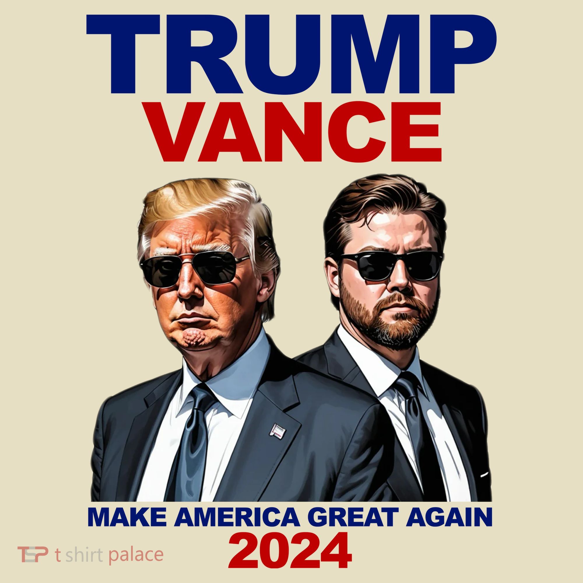 Trump Vance Make America Great Again 2024 Republican Comfort Colors Boxy T-Shirt